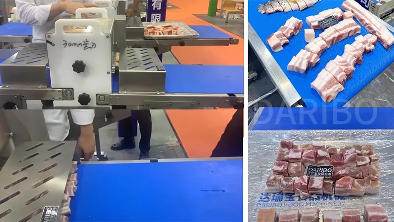 Cubetadeira e filetadora de carne, DRB-FT330
